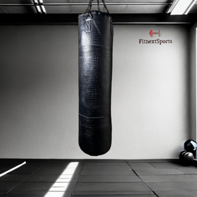 Luxury Crocodile Embossed Leather Punching Bag, MMA Boxing Bag