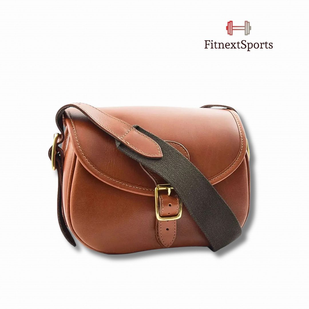 Luxury Leather Cartridge Bag – Perfect for Hunting & Shooting Adventures