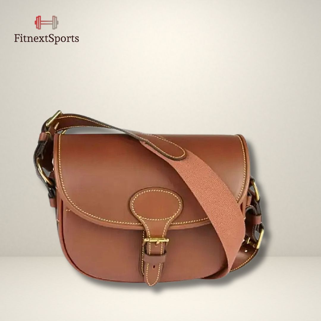 Premium Handcrafted Leather Cartridge Bag – Durable and Stylish for Outdoor Use