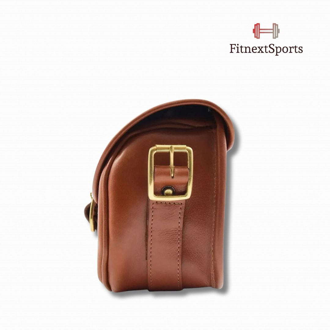 Luxury Leather Cartridge Bag – Perfect for Hunting & Shooting Adventures